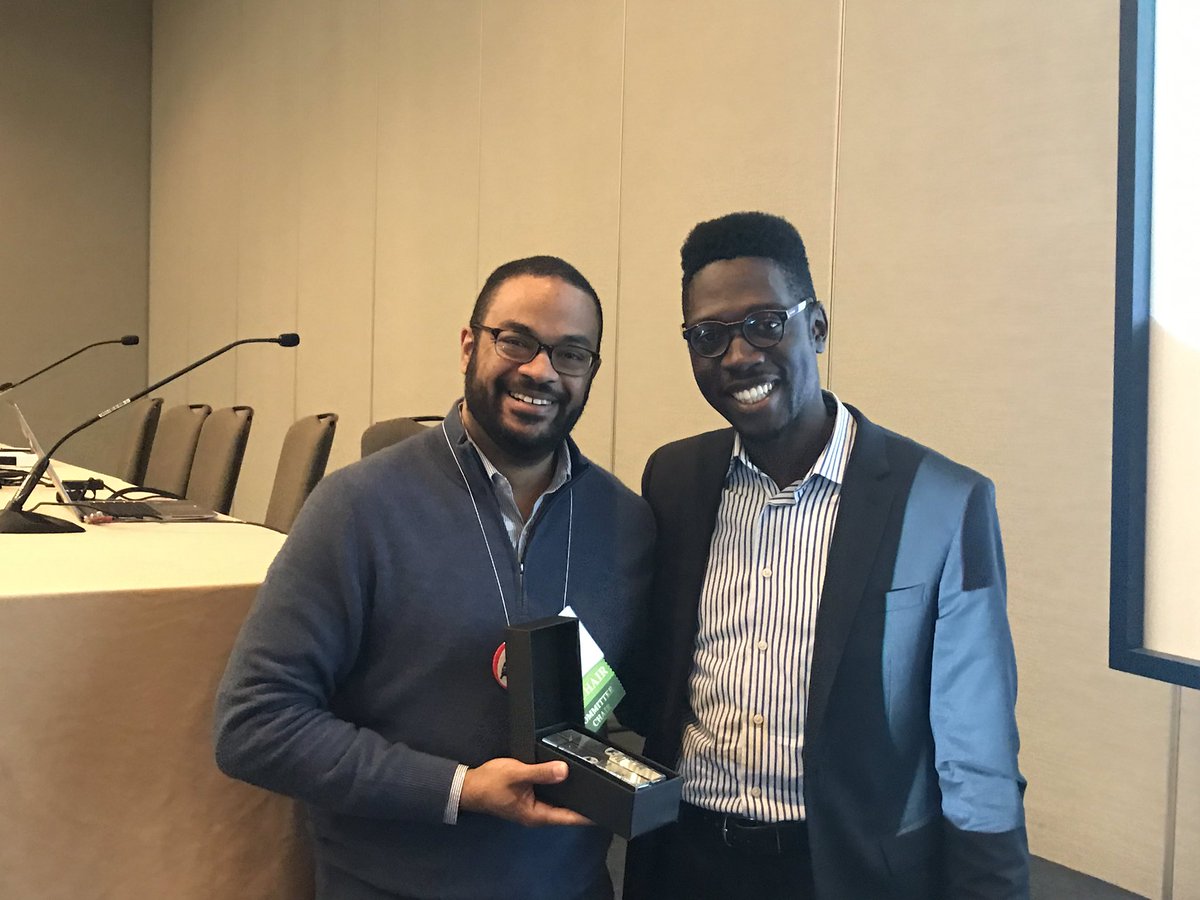 CIESADSIG's tweet photo. Congratulations to our 2019 Emerging Scholar Award Recipients! #CIES2019 #CIESADSIG @tutaleni @TravisJBristol @british_bellaa and Anthony Briggs! https://t.co/9cEFFvRMEG