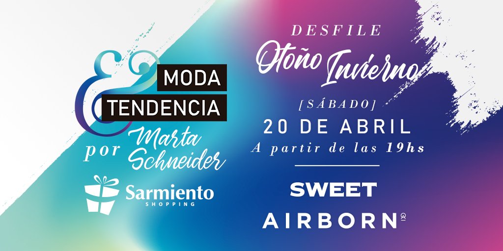SarmientoShop's tweet photo. Este fin de semana llega la tercera edición del Desfile Otoño/Invierno'19✨ y mucha moda👗 junto a la asesora Marta Schneider 👛👠👠

Vení a conocer tips y las últimas tendencias para que este #OtoñoInvierno19💁‍♀️ seas vos https://t.co/2edoZfbgpu
