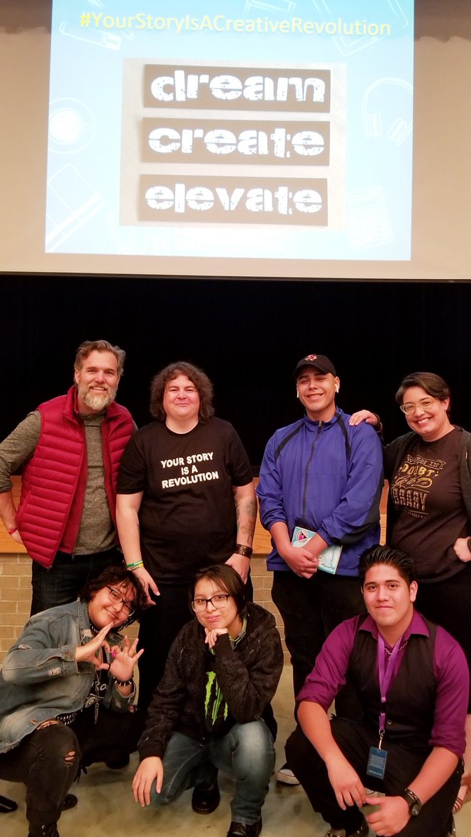 chsLOBOlibrary's tweet photo. Thank you e. E. Charlton-Trujillo for inspiring a #CreativeRevolution. We hear you. #WritingIsFreedom #WritingIsPower #WritingisVOICE #RebelGirlRevolution
💜
#hisd #library #loveislove #girlpower #wearemagical #loboliteracy
🤓📚💕
✊🏾✊🏿✊🏽 https://t.co/oxUeXM5kLf