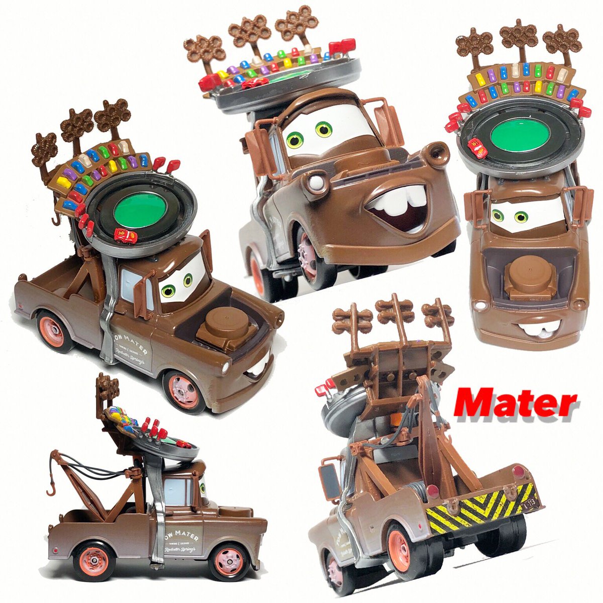 O Xrhsths Yacchi ミニカー垢 Sto Twitter Disney Store Mater 被り物が可愛いメーター サーキット上のマックイーン は動かせます カーズ ディズニー ピクサー メーター ディズニーストア Cars Disney Pixar Mater Disneystore ミニカー T Co
