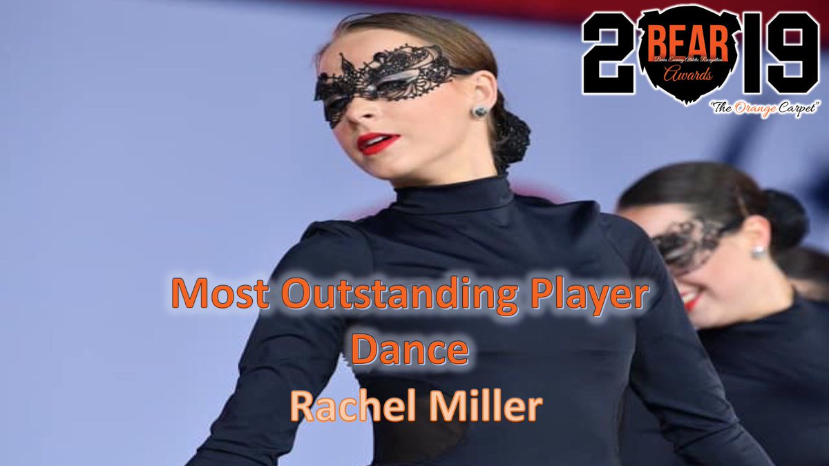 The Most Outstanding Dancer is Rachel Miller
