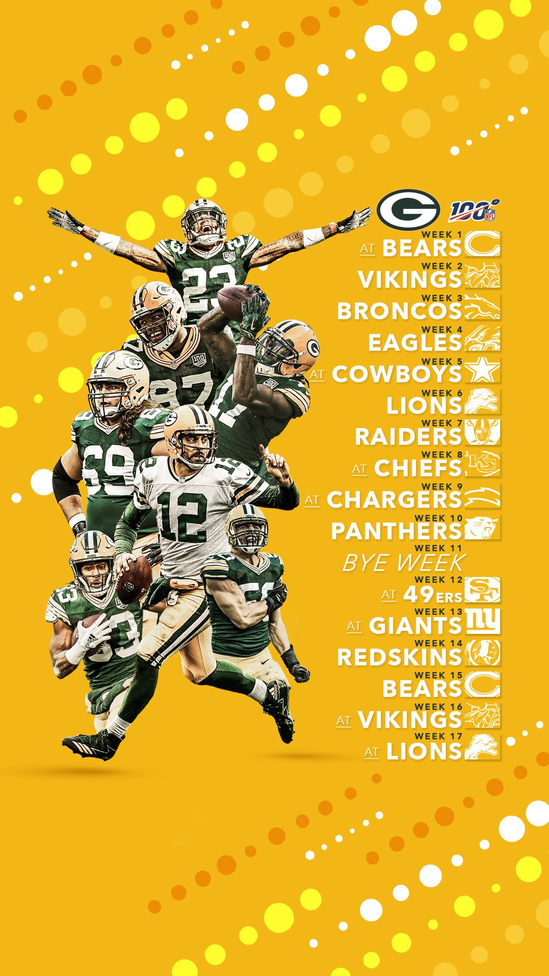 green bay packers football schedule