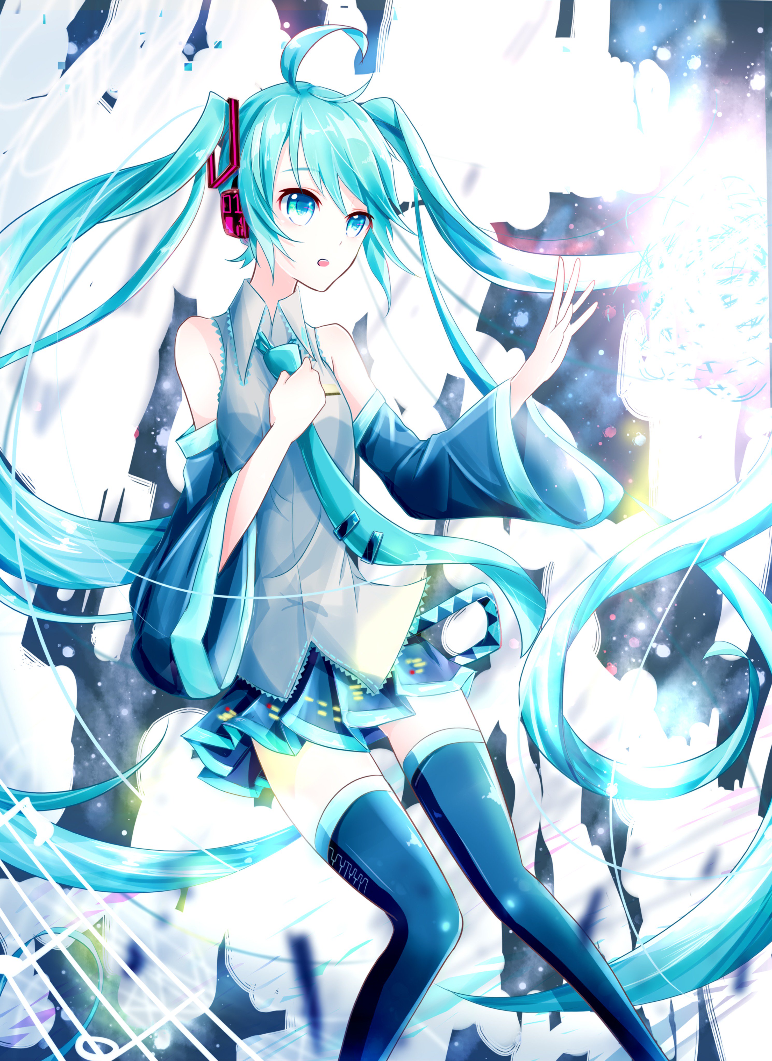 Twitter 上的 Piapro ピアプロ 遙鬼さんのミクさん キラキラと幻想的な世界で 光に手を伸ばすミクさん 綺麗で素敵なイラストですねo ﾟ ﾟ O T Co Yigeqfaecj Piapro 初音ミク T Co Mgtghz4lpn Twitter