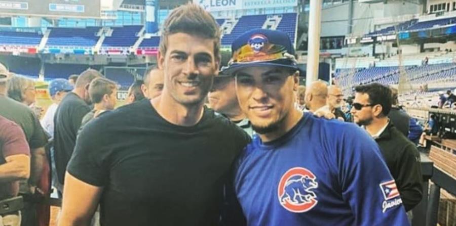Javier Báez y William Levy comparten en el Marlins Park elnuevodia.com/deportes/beisb…