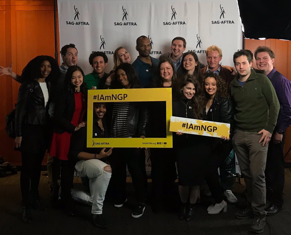 The @SAGAFTRANY NextGen Performers Subcommittee was thrilled to welcome so many #sagaftramembers to their first mixer event today at the Museum of Jewish Heritage @MJHnews. Special thanks to our event partners @folksbiene and @ActorsFCU  #IAmNGP