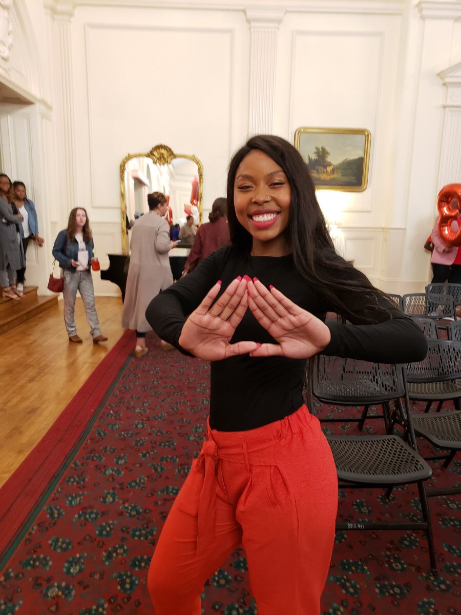 keilaamackerr's tweet image. It really is the ONLY way 🔺🐘I can’t believe I’m finally free #1913 #RhoEtaHasReturned #ProbateSzn #DeltaSigmaTheta