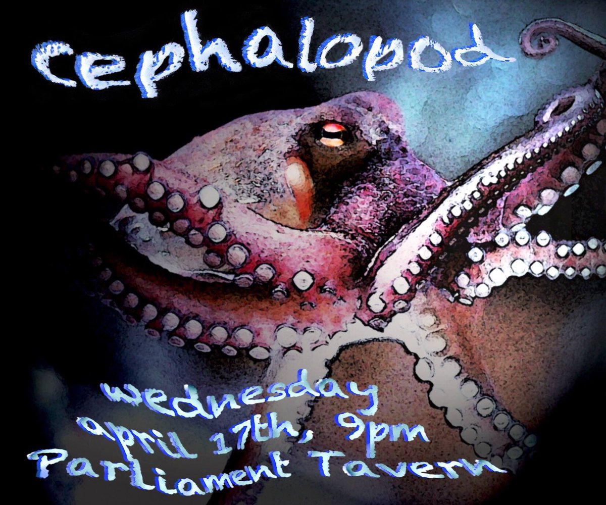 ParliamentWSea's tweet photo. Tonight the many-tentacled monster known as #Cephalopod will be throwing down the FUNK! Dig it with #CharlieAkekey @MusicianJD #ThaddeusTurner #ericeagle #geoffharper and more! #improvjams https://t.co/IegZMNNZMg