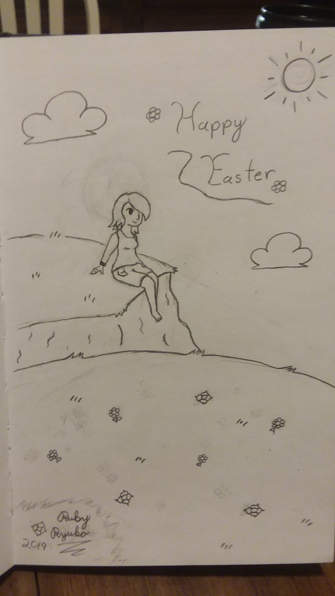 RukoRuby's tweet image. Happy early Easter everyone!
#Easter #RubyArt