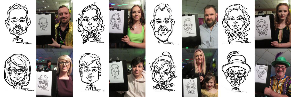 SiluCartoon's tweet photo. #LiveCaricature @ Birthday Party, Camberley - #You as a #Cartoon | #Cartoons #Portrait #Portraits #Drawing #Caricature #Caricatures #QuickPortrait #QuickPortraits #LondonLiveEvent #LondonLiveEvents #LiveArt | https://t.co/z1GLxFJVT8 https://t.co/jwlf2fx1we