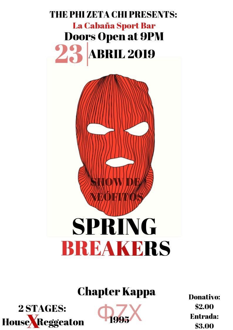 ZetaCap's tweet photo. Prepárense porqué la Hon. Fraternidad Phi Zeta Chi vuelve hacer de las suyas. Los esperamos a todos este próximo miércoles 23 de abril. Si no te has perdido un solo party, este tampoco puedes perdértelo, solo como la familia #PhiZeta sabe hacerlo! 🕺🏻🔥*MÁS INFO EN LA PROMO*💛💚🖤 https://t.co/ByWnj6cz5d