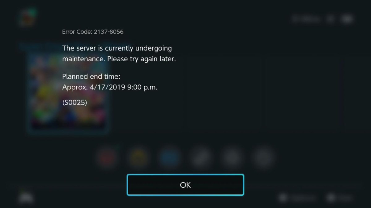 on Twitter: "Nintendo service status also updated with Eshop maintenance https://t.co/apk913mmH9" / Twitter