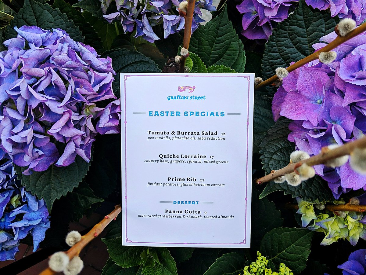 Easter is rapidly approaching! Call us at 617-497-0400 to reserve your table. 

#eastersunday #easterdinner #easterbrunch #harvardsquare #cambma #graftonoriginal