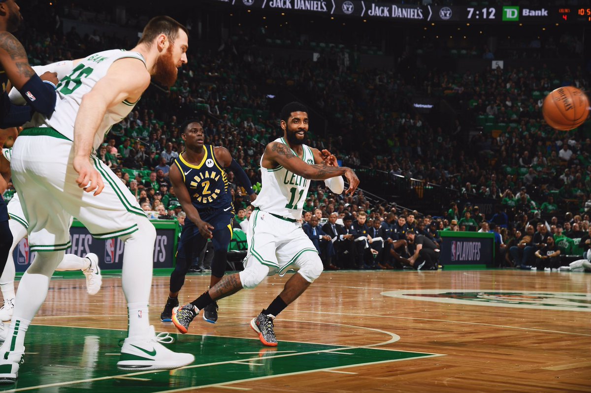 KyrieIrving wearing the Nike Kyrie 5 