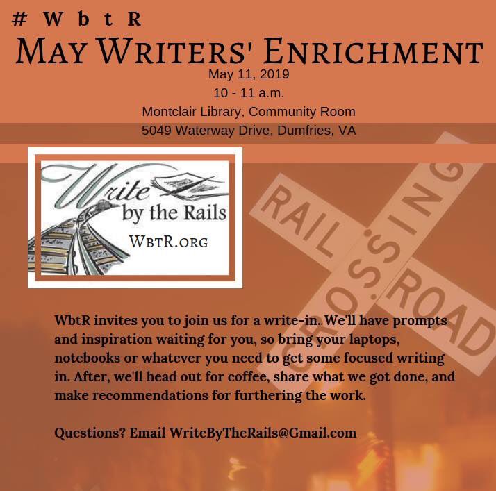 write4jan's tweet image. #WritebytheRails #ManassasWrites