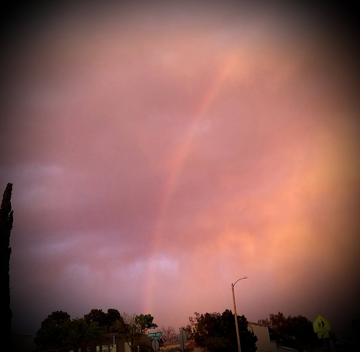 On my way home. 
#life #love #instagood #follow #like #sky #photography #happy #photooftheday #photo #lifeisgood #instagram #smile #fun #beautiful #lifeisbeautiful #elpaso #me #livingthegoodlife #lifestyle #followme #motivation #itsallgoodep #picoftheday #rain #rainbow #nature
