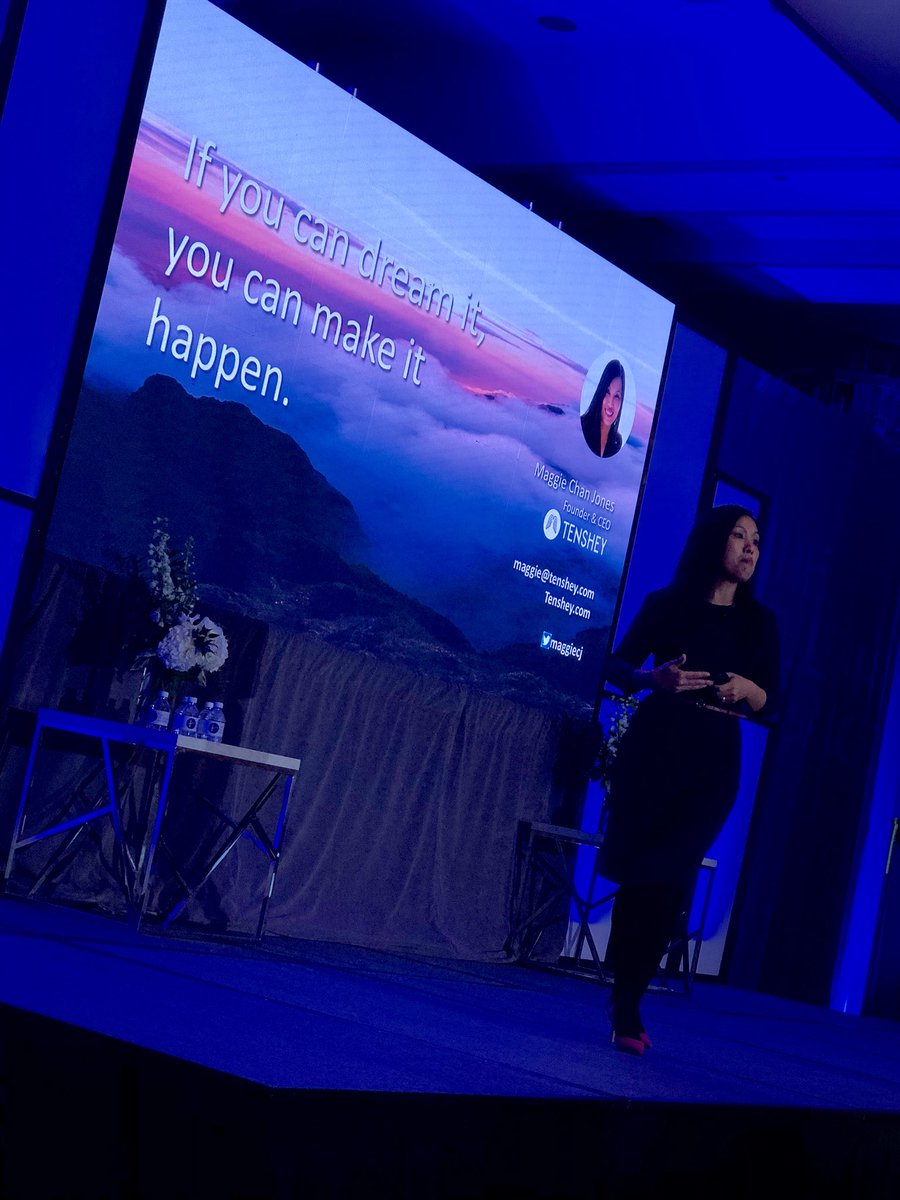 tensheyinc's tweet photo. “If you can dream it, you can make it happen.” - @maggiecj closing out the Transformational CMO Assembly #MilleniumLive @Mill_All https://t.co/x5k2ju9ws9