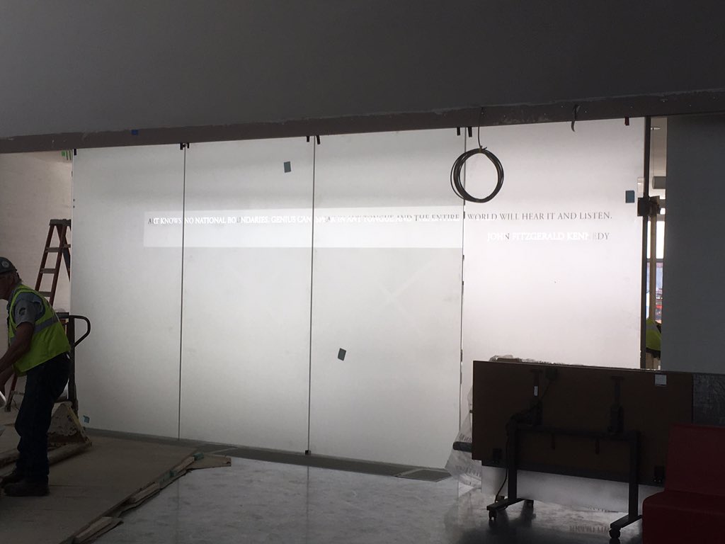 InKanGroup's tweet image. @InKanGroup top quality laminated glass being installed throughout the @kencen Kennedy Center for Perfoming Arts in Washington
Great visit with our customer Chereco Co. today!  Looks great and we appreciate the comments on our commitment to quality.  can’t wait for all to see
