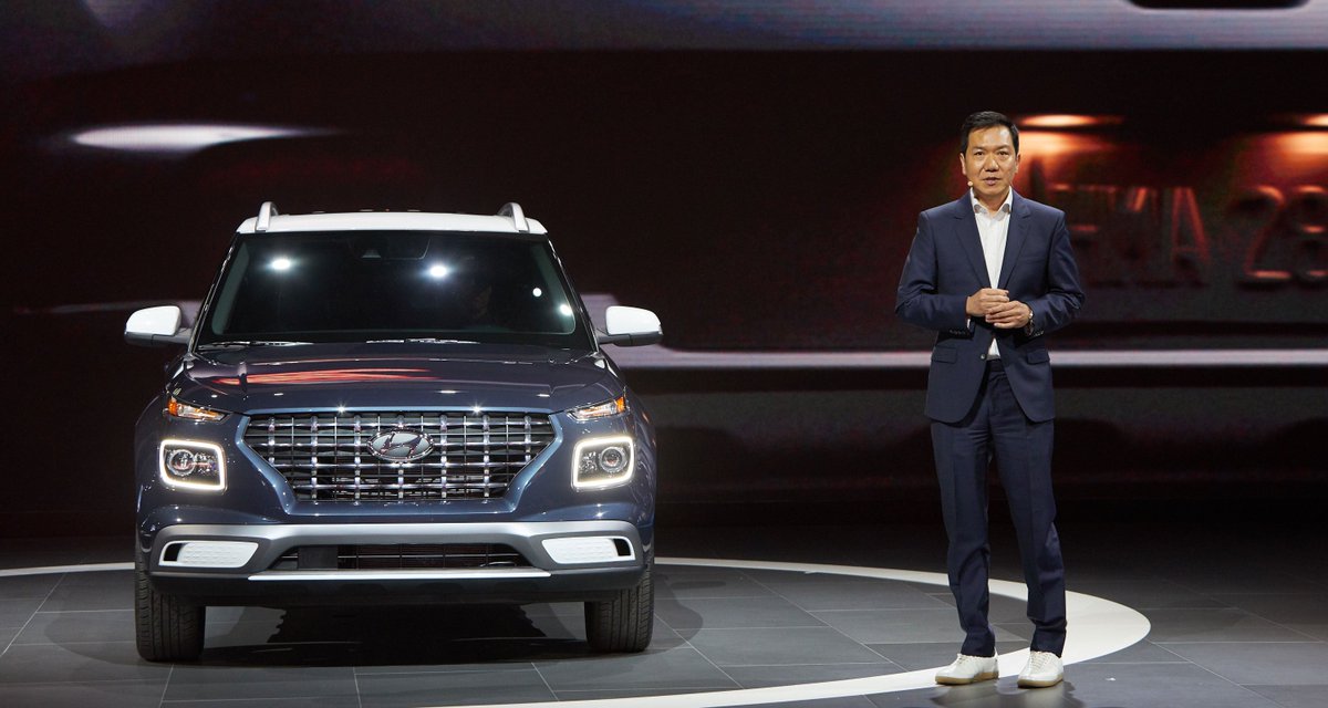 [#HMG] #Hyundai premieres its all-new entry SUV #Venue at #NYIAS #WorldDebut ▶ bit.ly/2DiT9ML
