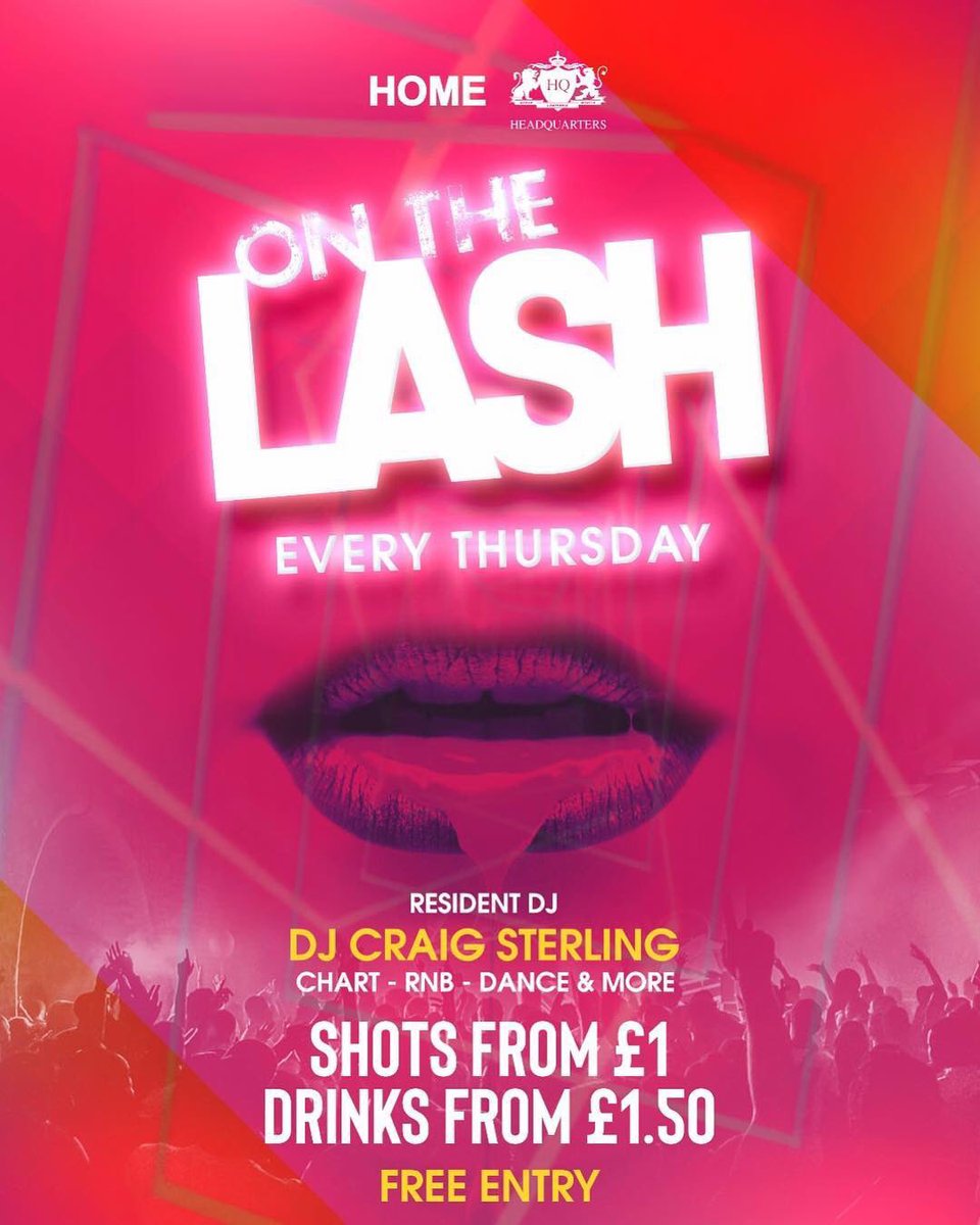 djcraigo1992's tweet image. Tonight at @homeandhq  #house #chart #party #£1.50drinks #freeentry