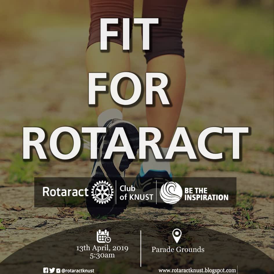 RotaractKNUST's tweet photo. Fitness is like a relationship, you can't cheat and expect it to work 💥

FIT FOR ROTARACT 

#RotaractThrowback
#ThowbackThursday
#RotaryBetheInspiration 
#ROCKNUST https://t.co/0hlE6degO1