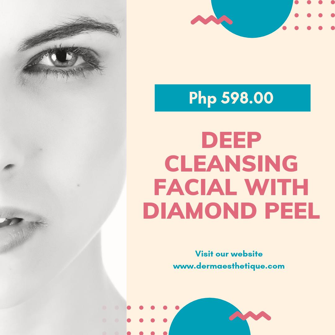 dermarinduque's tweet photo. Do you have blackheads or whiteheads? You can try our Deep Cleansing Facial with Diamond Peel treatment. This treatment is only Php 598.00. Visit our clinic at stall #50, 2nd Floor, New Market (Blue Building), Boac, Marinduque.

#dermaesthetique
#DeepCleansingFacial
#DiamondPeel https://t.co/0TjniB2Q2s