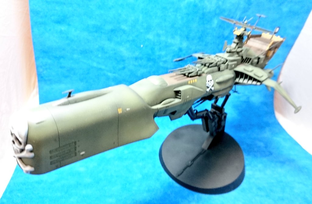 ginnoneko19's tweet photo. キャプテンハーロック
1/1500スケール
宇宙海賊戦艦 アルカディア 一番艦
とりあえず完成しました！

カッコイイ！

#アルカディア号　
#プラモデル
#宇宙海賊
＃キャプテンハーロック https://t.co/kCLhbeQVIl