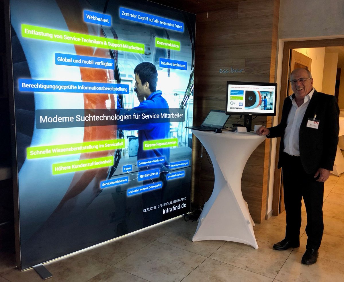 Besserer #Kundenservice dank schneller #Suche: Service-Mitarbeiter entlasten, Bearbeitungszeiten reduzieren, Kundenzufriedenheit steigern. Mehr erfahren Sie von Rutger Lörch auf dem #kva Service Congress in Altlengbach bei Wien oder unter intrafind.de/produkte-fuer-…