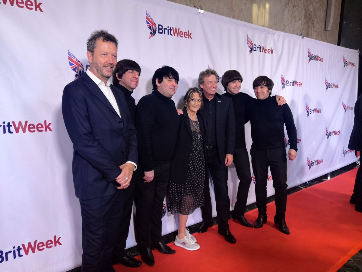 Having a #FabFour time with @cavernliverpool, Julia Baird and the @ccbeatles at @BritWeek!  We're heading down the coast next for @nbff. #NBFF20