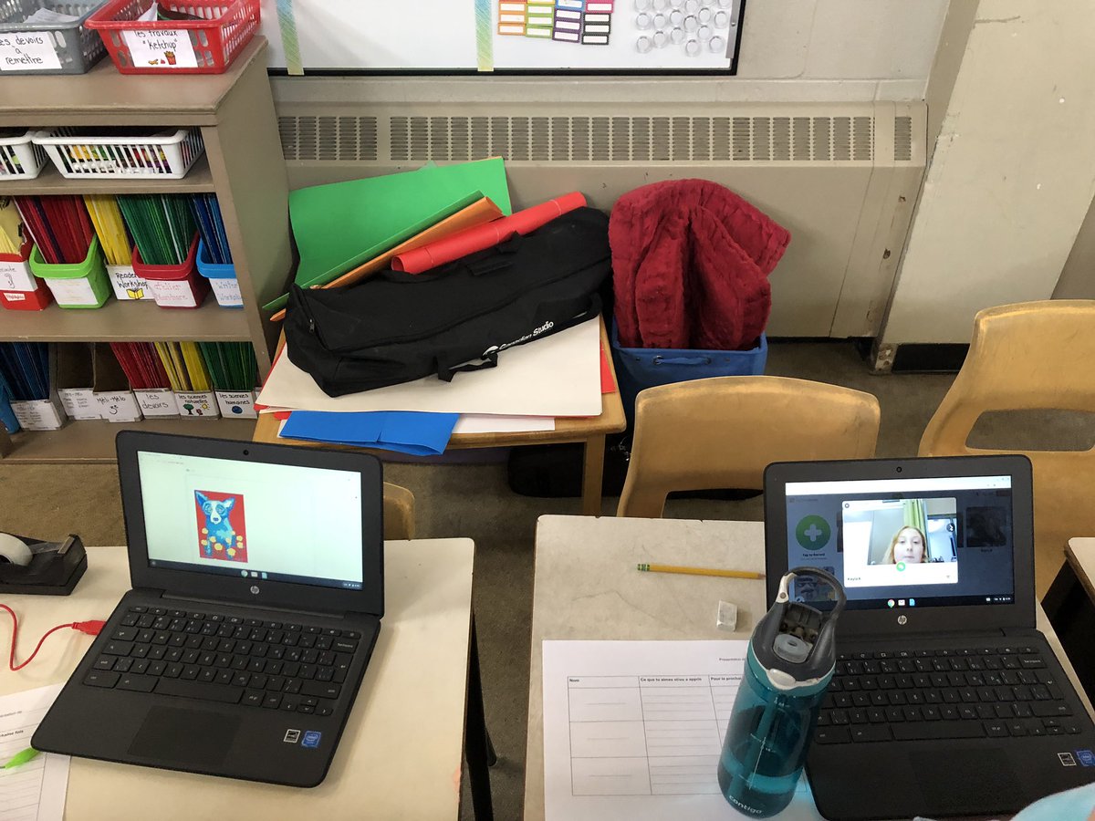 MadameJoubert's tweet image. 3/4J has their inquiry #interactiveprojects up and running @AdesElem #SeeWhatIAmLearning about NS cultures using our @makeymakey from @brilliant_labs and @scratch @Flipgrid