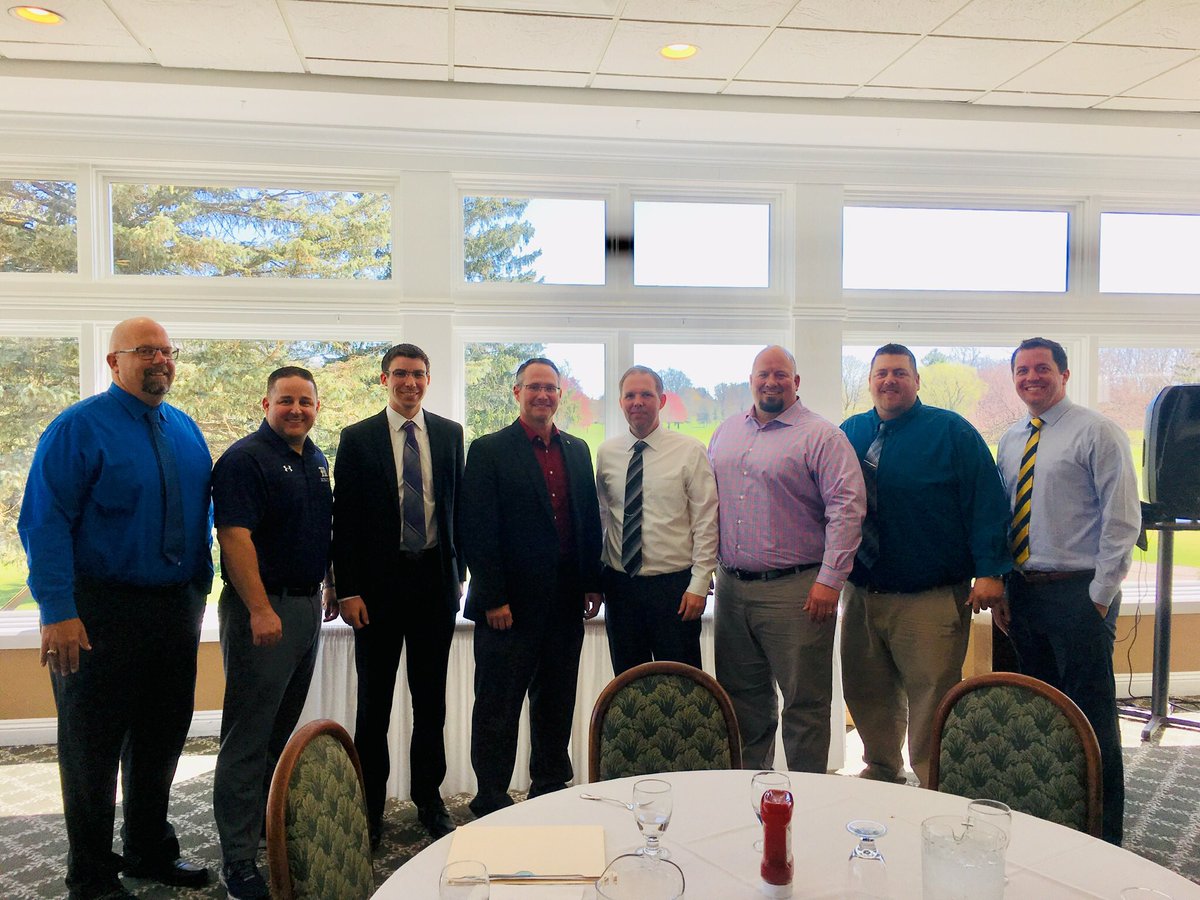 Very proud to work with this group of Athletic Directors in the MMAC. Thank you to Flushing Country Club for hosting our Scholar Athlete Banquet. <a href="/MMACSports/">MMAC Sports</a>