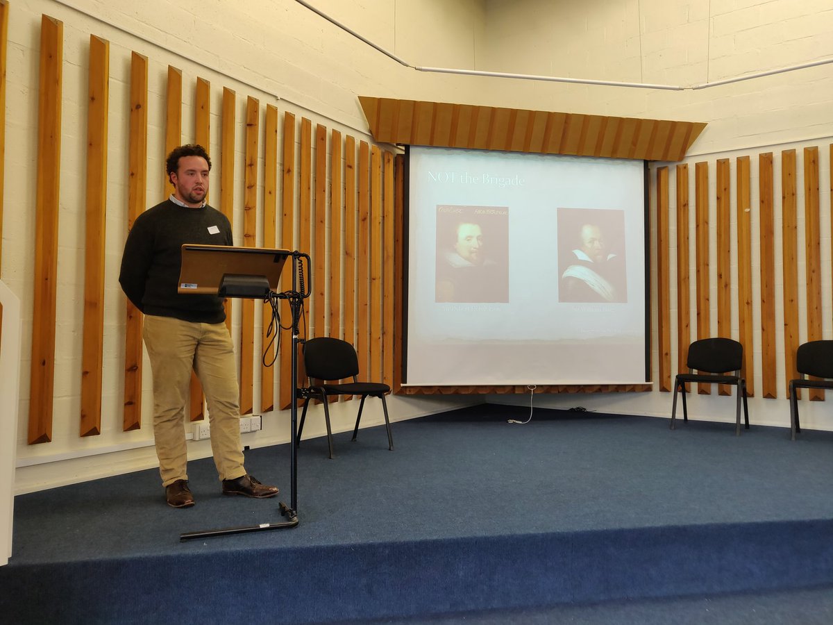 ippmsn's tweet photo. @JackAbernethy explaining who is NOT in the brigade during his talk 'Exiles from the Covenant: Aberdeen, Amsterdam and the Dutch West India Company #ippmsn #maritime #twitterstorians https://t.co/T2l4hxXuiO