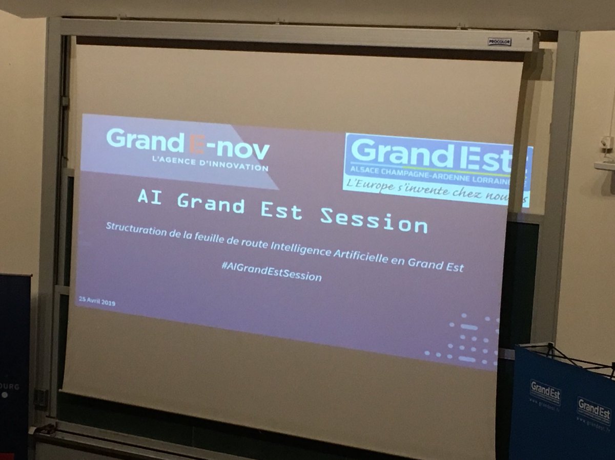 jmchauvet51's tweet photo. #AIGrandEstSession la @regiongrandest se positionne sur #IntelligenceArtificielle et structure sa feuille de route: au-delà des concepts, des moyens et des outils au service du développement de la région, des entreprises, de l’agriculture, de la recherche ... https://t.co/lMaF0dvuGn
