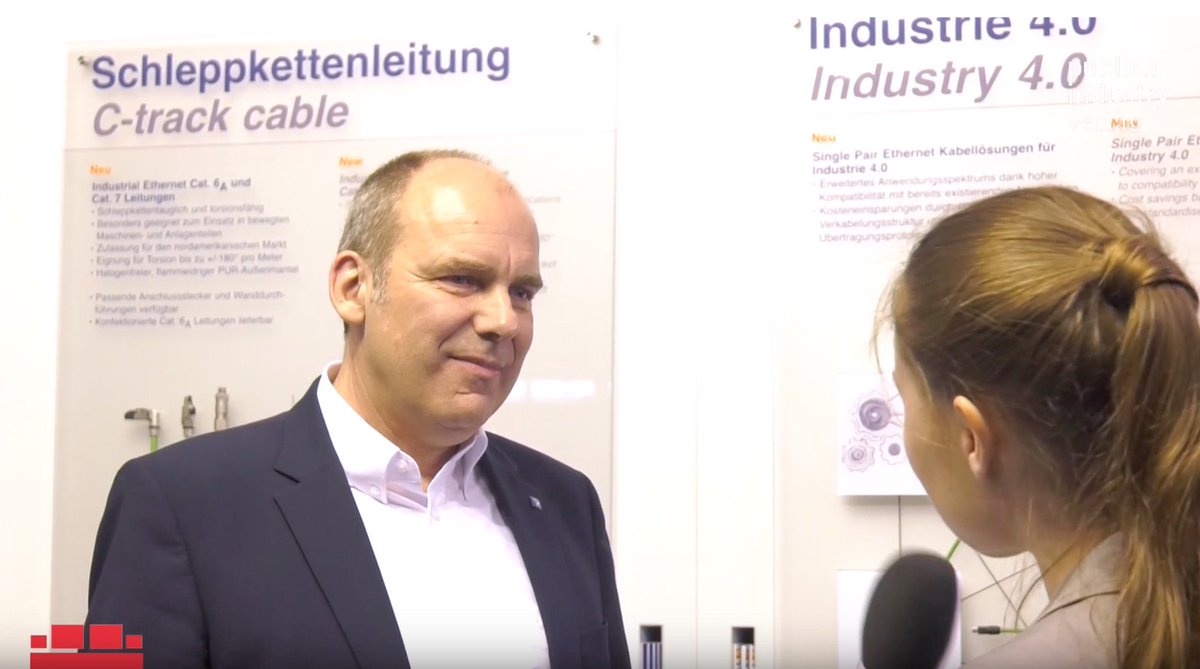 LuetzeSolutions's tweet image. LÜTZE Vertriebsleiter Roland Schmidt im Gespräch mit dem Publish Industry Verlag über #SinglePair #Ethernet und One Cable Technology für die neuen SIEMENS® und INDRAMAT® Servo Systeme sowie zum neuen Cable Entry System Cablefix® One youtube.com/watch?v=aSZBSo… @INDUSTRcom