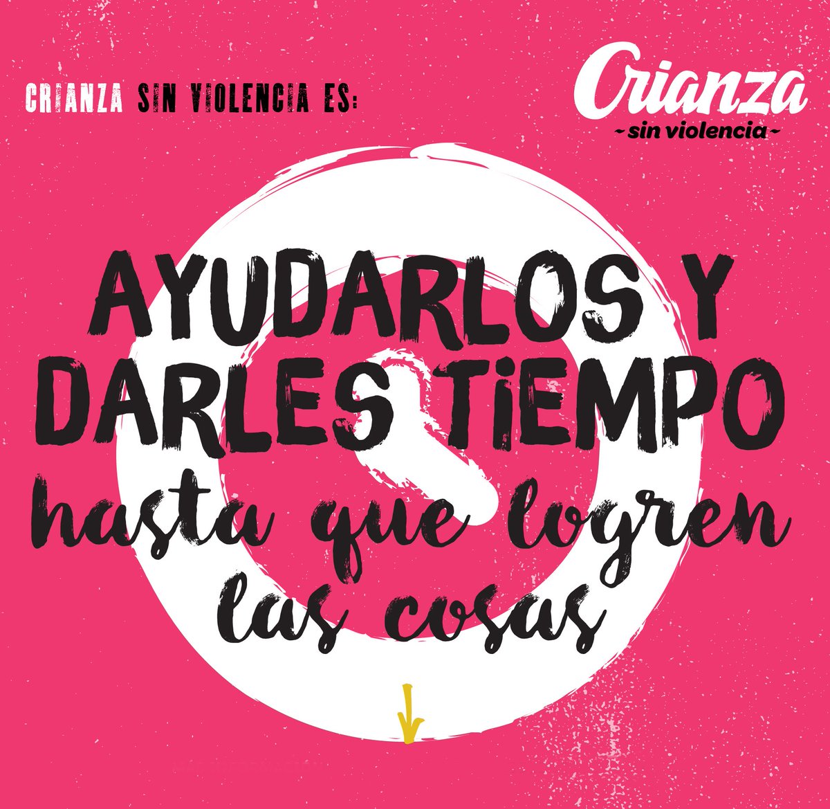 Los adultos muchas veces necesitamos tiempo para alcanzar nuestras metas. ⏳
Los chicos también. 👶👧🧒

En el Día internacional de la lucha contra el maltrato infantil, impulsemos una #CrianzaSinViolencia