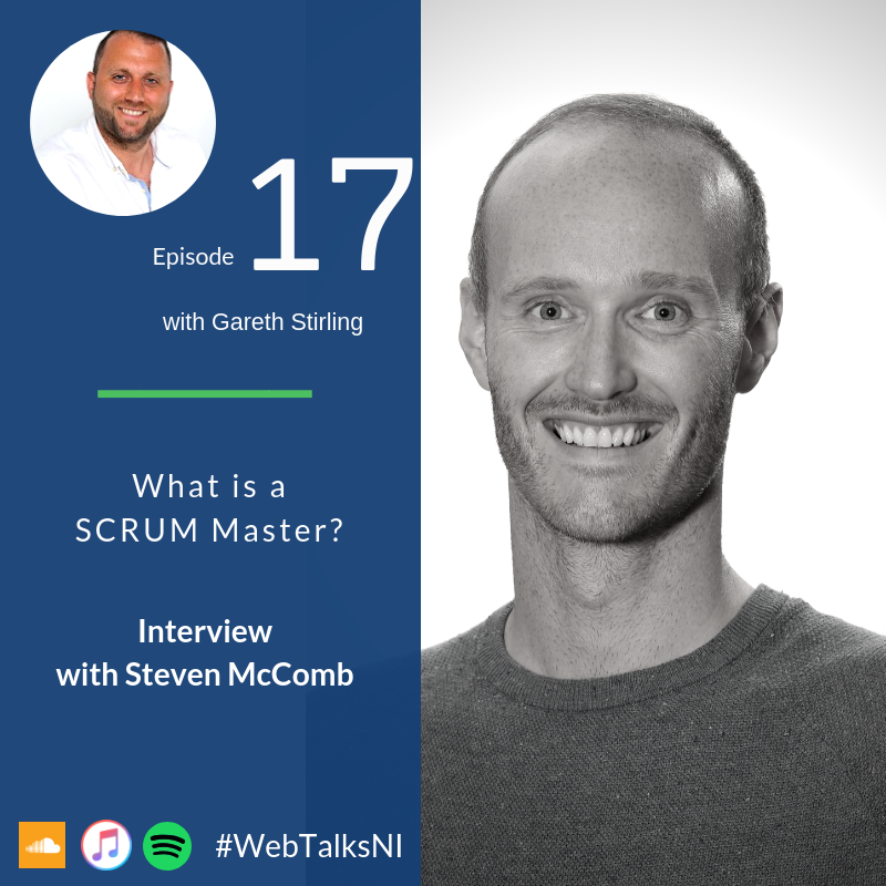 What is a SCRUM Master?  Interview with <a href="/mccombsteven/">Steven McComb</a> 

Spotify ➡️ spoti.fi/2XE1aEr  
iTunes➡️ apple.co/2UNl0uZ  
Soundcloud ➡️ bit.ly/2DyzIzD 

#WebTalksNI #SCRUMMASTER #WebDev #TalksNIPodcasts #NorthernIrelandPodcasts