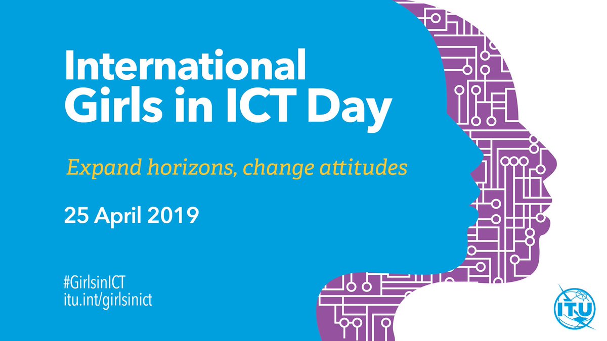 Today is the #GirlInICT day. A special nod to my little #sister my #geekgirl who chose a degree in Computer Science specialty Internet & multimedia for her graduate studies.  My #geekgirl 💻 will create us the program/software of the century.
#IBelieve Her geek name is Cyndi😅