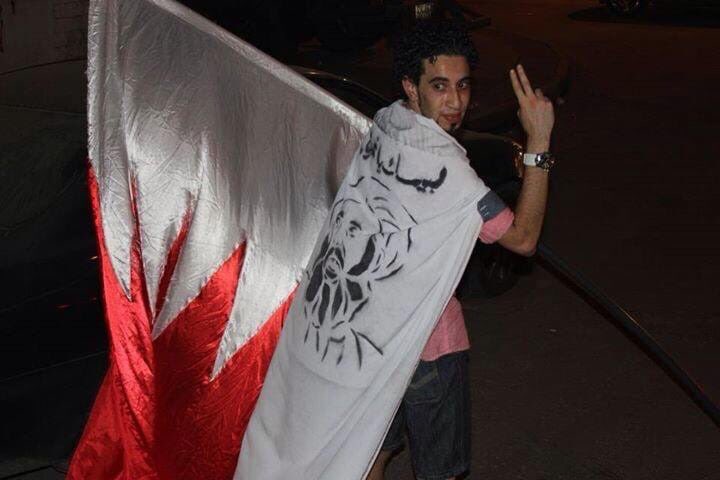 Montadhar Al-Sbeiti was pursued because he used to raise the Bahraini flag in every demonstration. He was executed 2 days ago along with 36 young men, most of which are prisoners of conscience.