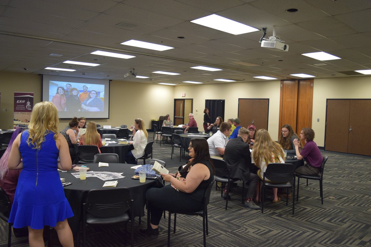 easternprogress's tweet photo. Last night, the Department of Communication held its annual department ceremony to recognize scholarship recipients and outstanding young alumni. The Progress staff was recognized for their work and a few staffers won individual scholarships and awards for academic excellence! https://t.co/FKgxr3irXH