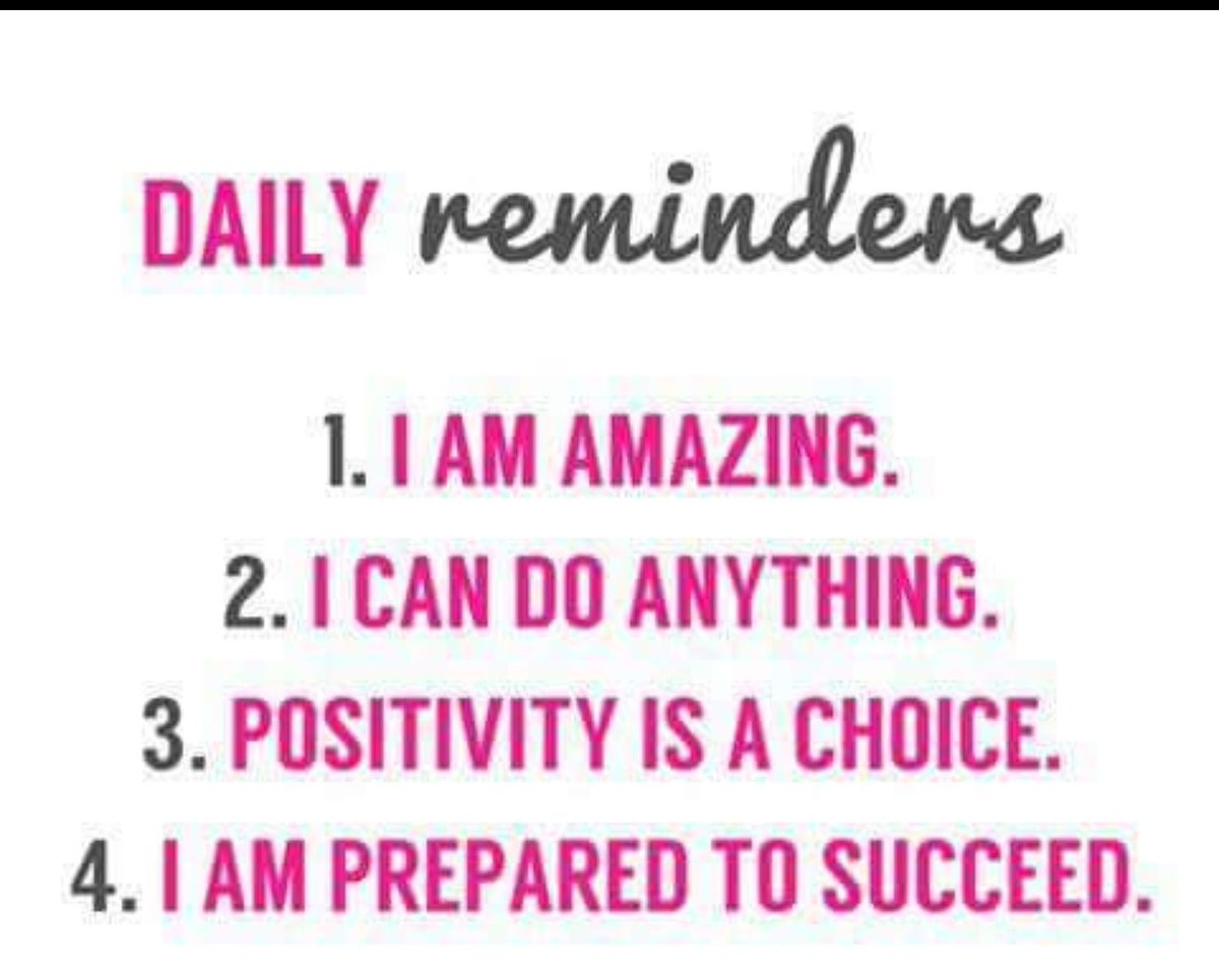 MussoStefanie's tweet photo. Reminders that we should not only tell ourselves but also share with our students. Bring that positivity to our classrooms and remind our students how amazing they are!
#positivethinking #dailymotivation #makepositivechoices #YouAreGreat https://t.co/JlKBtjFIHs