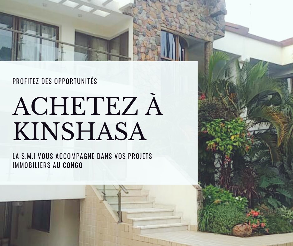 smi_congo's tweet photo. Terrains, maisons, villas, appartements et autres immeubles sont disponibles à Kinshasa. Des rendements très intéressants. Ne vous privez pas d'immobilier rentable.
Avec @smi_congo, vous êtes sereins, le professionnalisme est au rendez-vous
#smicongo #kinshasa #immobilier https://t.co/vtiOaPSmUA