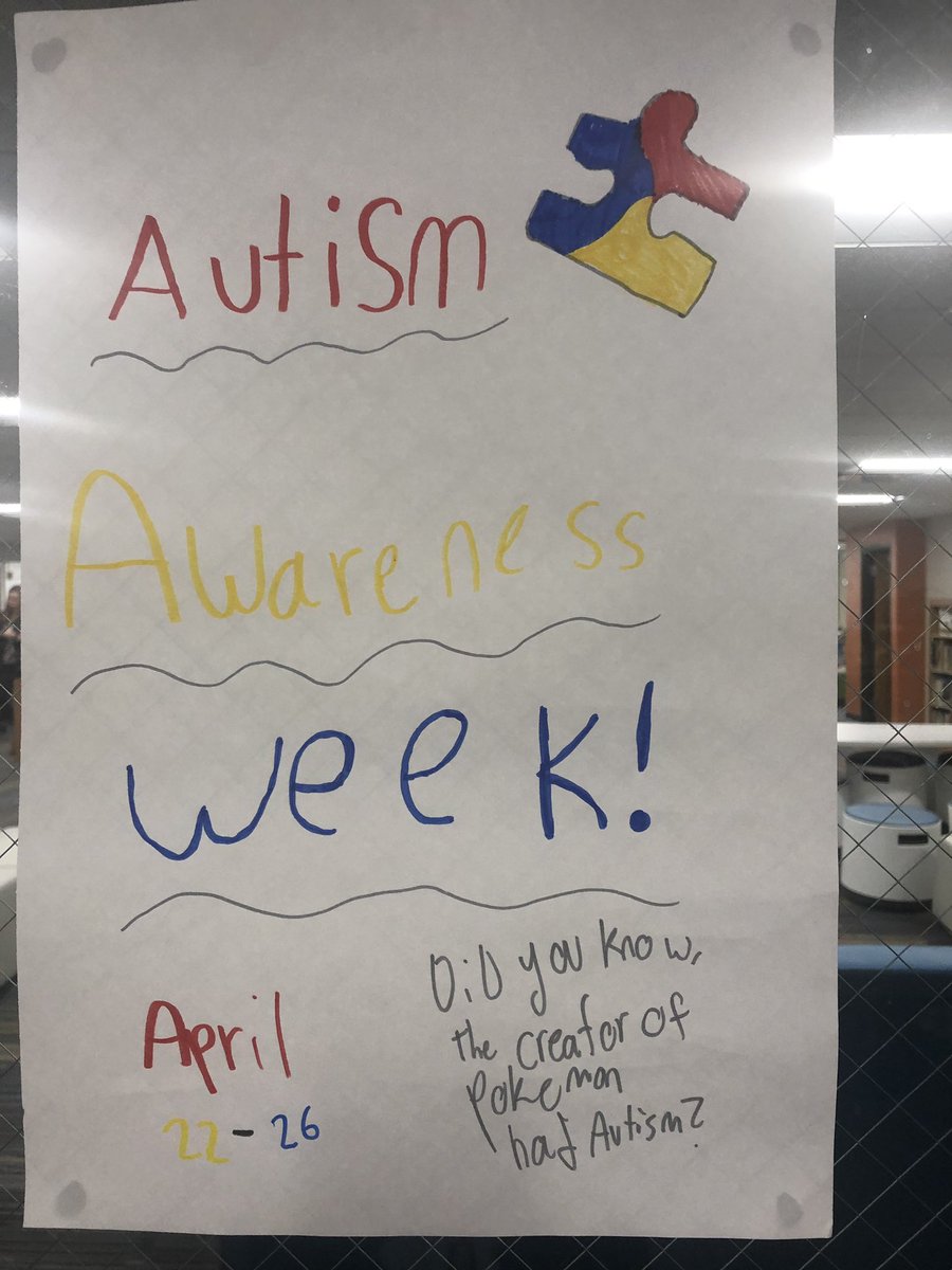 Steph_Spain's tweet photo. I have been overwhelmed by the amount of participation and dedication Spring Hills students and staff have had with our Autism Awareness Week! It is incredible to walk through the halls and see their involvement and learning! 🧩

#OURNDSEC #AutismAwareness #AutismAwarenessMonth https://t.co/WFz5W7ySrF