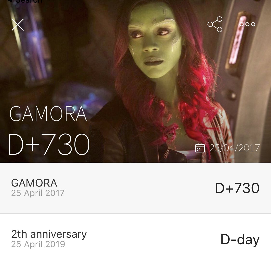 GotG_Gamora's tweet photo. 오늘이 여기에 온지 2년째 되는 날이더라. 2년이라는 시간동안 많은 일들이 스쳐지나 간 것 같아. 그리고 앞으로 어떤 일들을 더 마주하게 될 지 모르는 거고. well, 내가 하고싶은 말은 그냥... 어떤 일을 겪었던 너희와 함께해서 행복했다고. https://t.co/41Dzn36sMc