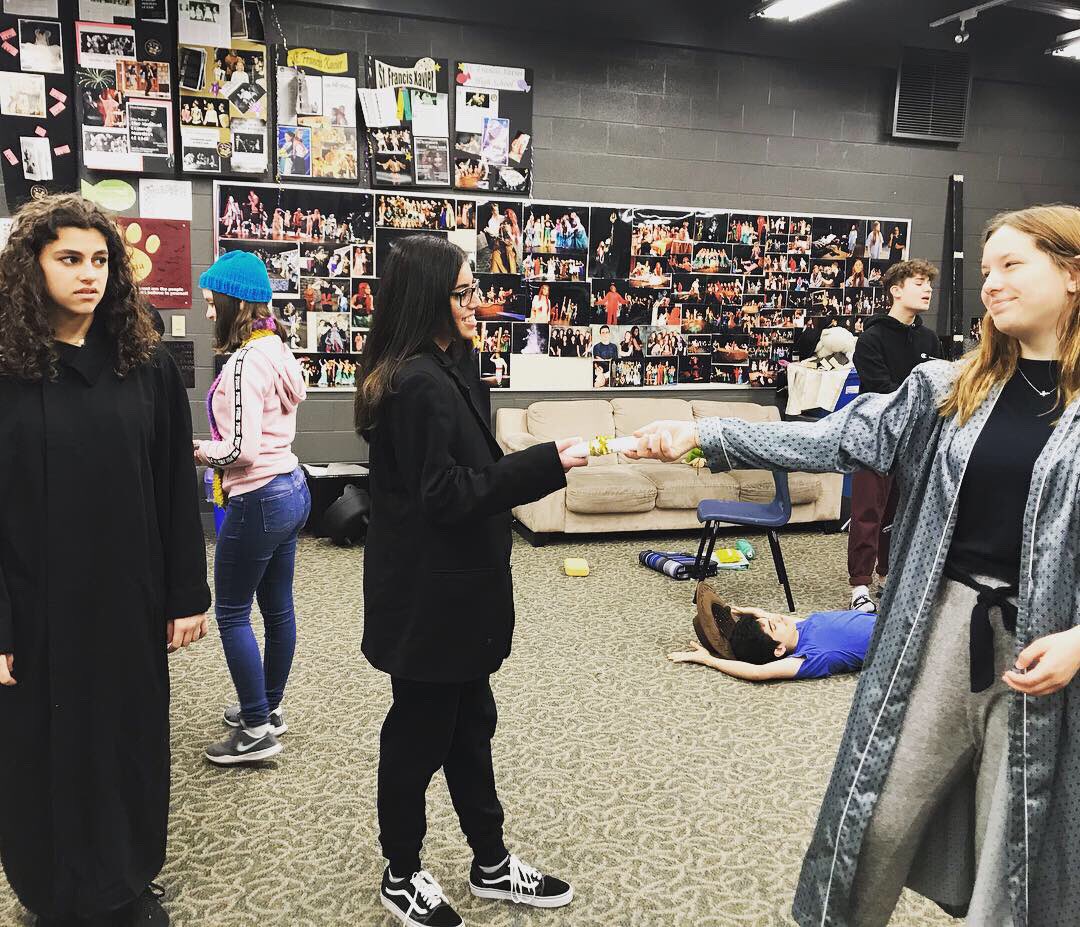 ms_elliottSJH's tweet image. 2/2 They then filled out a #characterdescription and are now bringing their characters to life in a short scene. Love this #formative work for our characterization unit! #ocsbarts #drama @OttCatholicSB @StFXOCSB