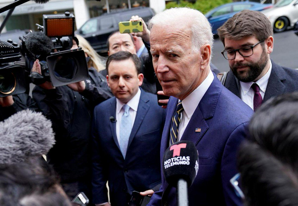 Reuters's tweet photo. Former Vice President Biden enters 2020 presidential race https://t.co/H6gQCGoVht https://t.co/QcijUCsdnI