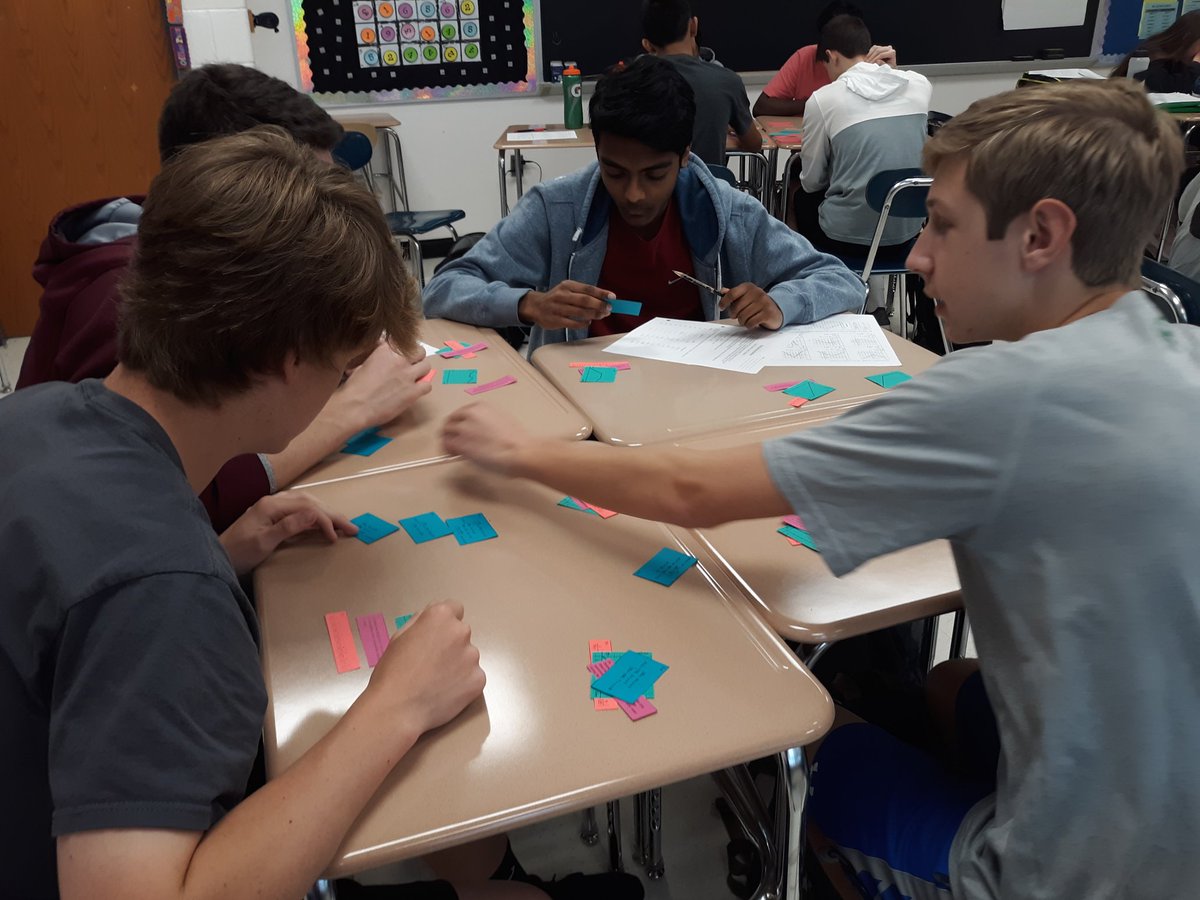 DamitraNewsome's tweet image. Students in Ms. Borgia's class examine multiple representations of piecewise functions in this sorting activity.
#cooperativelearning #mathdiscourse @hcpss_secmath @hcpss_mhhs