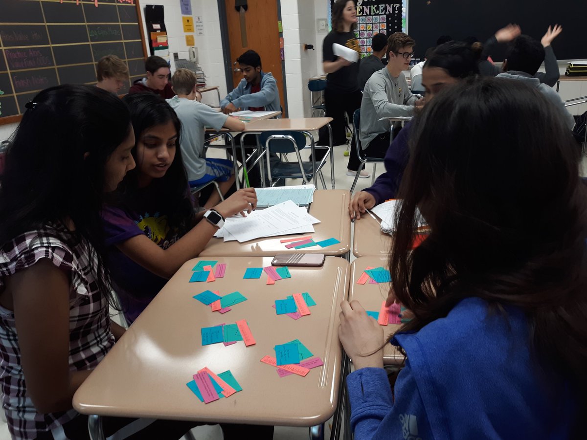 DamitraNewsome's tweet image. Students in Ms. Borgia's class examine multiple representations of piecewise functions in this sorting activity.
#cooperativelearning #mathdiscourse @hcpss_secmath @hcpss_mhhs