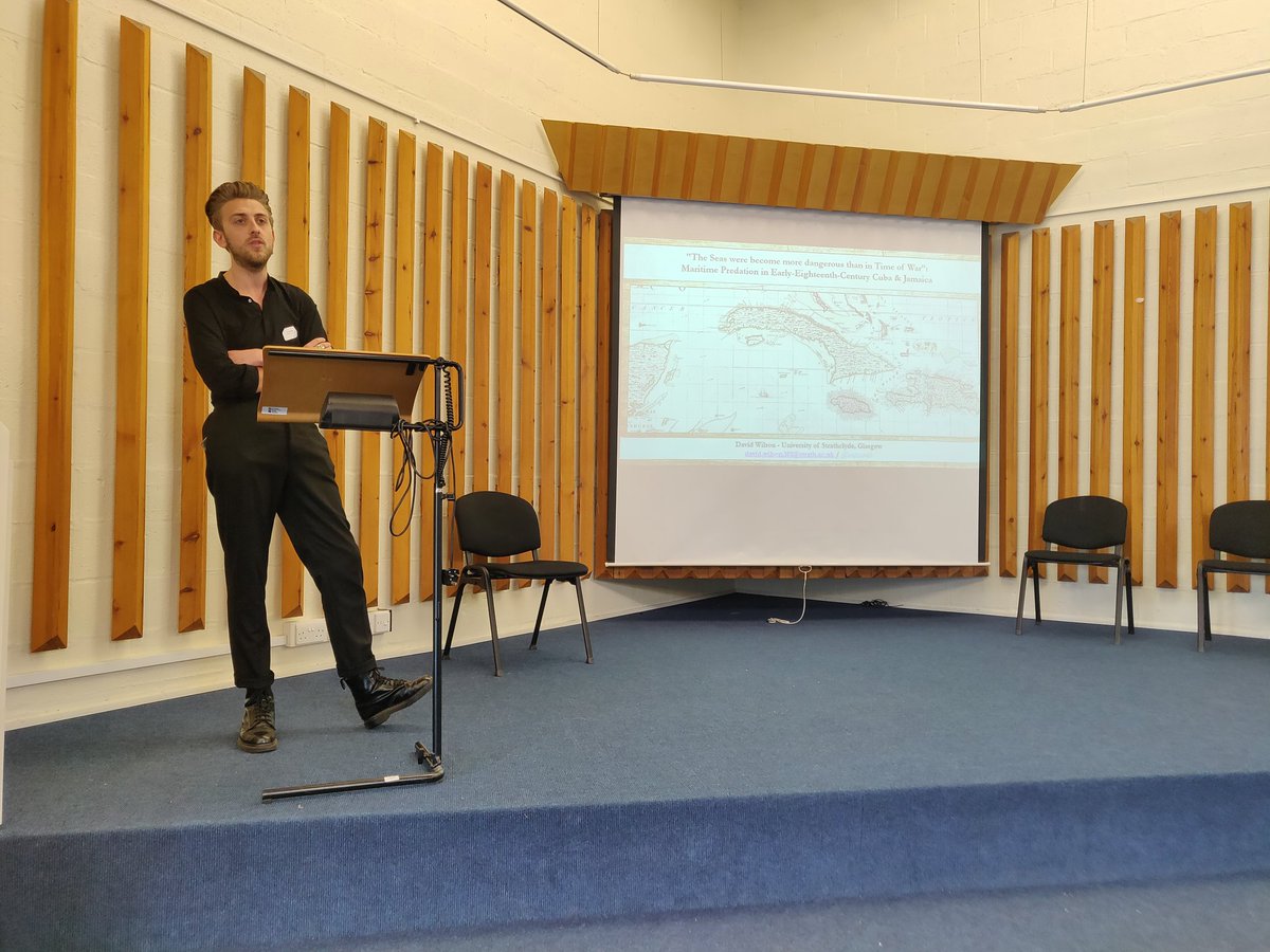 ippmsn's tweet photo. Once in #ippmsn always in ippmsn! @CalicoDiv (former coordinator) is giving a paper about maritime predation in early 18th century Cuba & Jamaica #maritime #twitterstorians https://t.co/xWKx6c3e2M