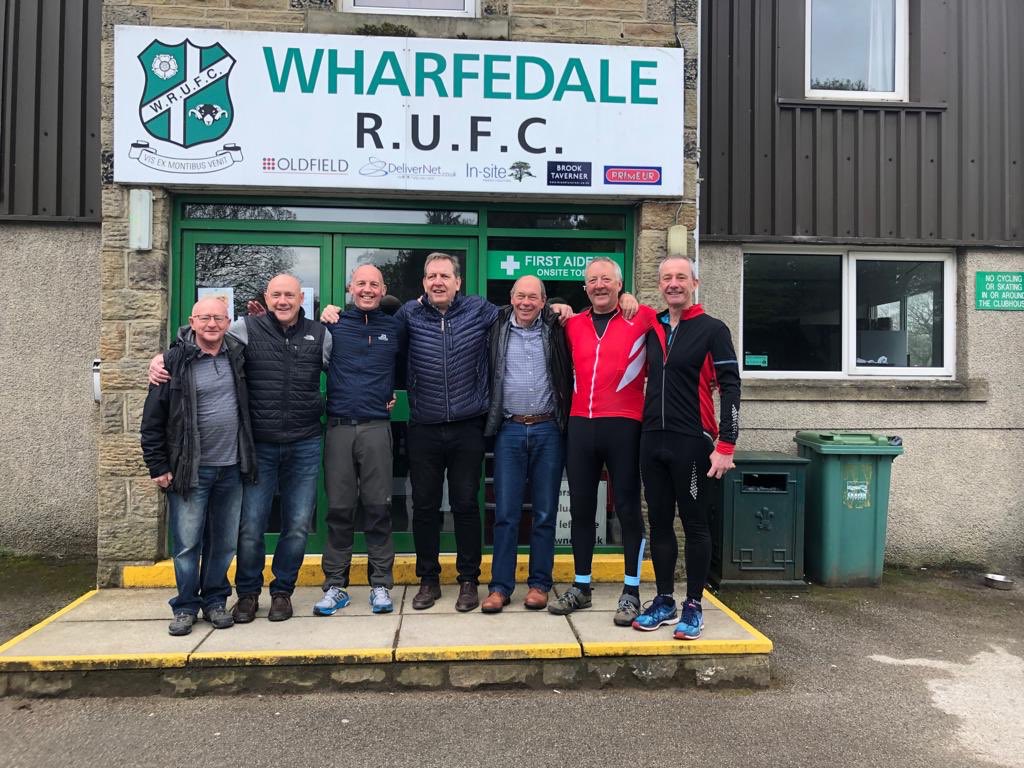 wharfedalerufc's tweet photo. Yorkshire Air Ambulance Charity Cycle - Riders ready for the off!

Don't forget to support them.
https://t.co/0eVhcdkNMI https://t.co/G68qWx955M
