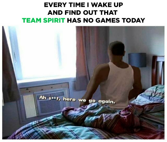 Team__Spirit's tweet photo. So true ๐
#MemeSpirit https://t.co/9BWwzgSGFC
