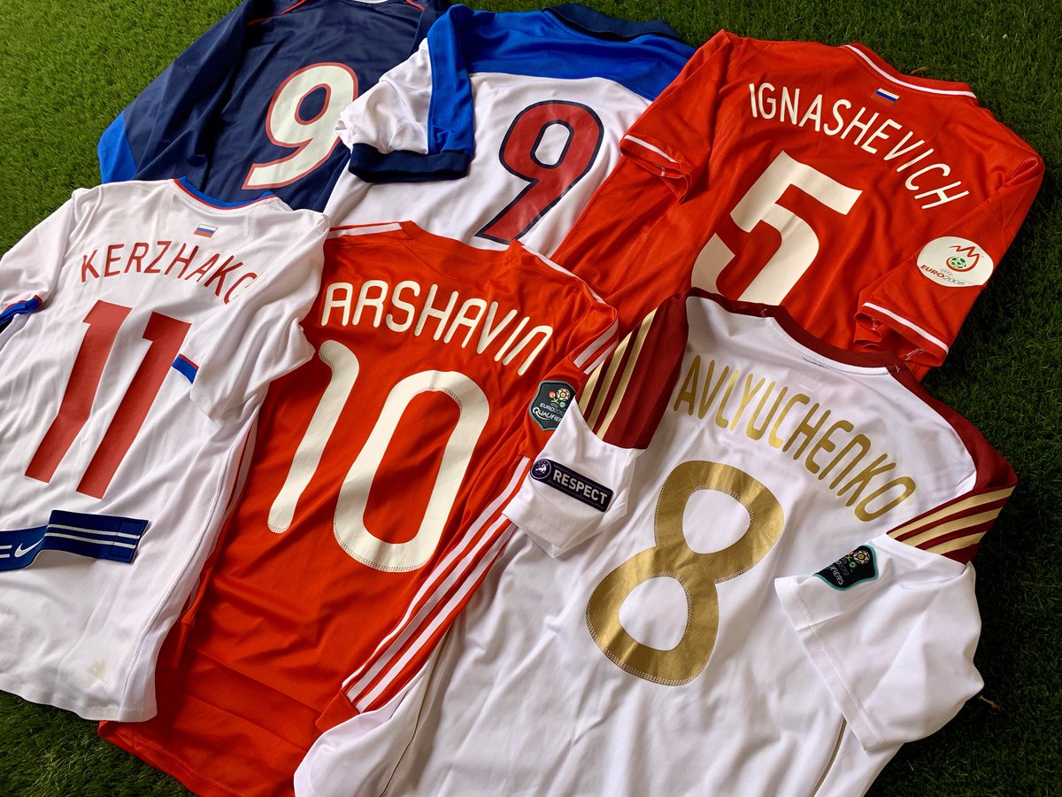 ildelima6's tweet photo. Which @rfsruofficial 🇷🇺 @TeamRussia do you prefer??? Egor Titov, Ignashevich, Kerzhakov, @AndrArshavin23 or @SuperPav1981 ??? #andorra #titov #ignashevich #kerzhakov #arshavin #pavlyuchenko #russia #matchworn #footballcollection #captain #luzhniki #teamrussia  #gameused https://t.co/DGvjvgX33r